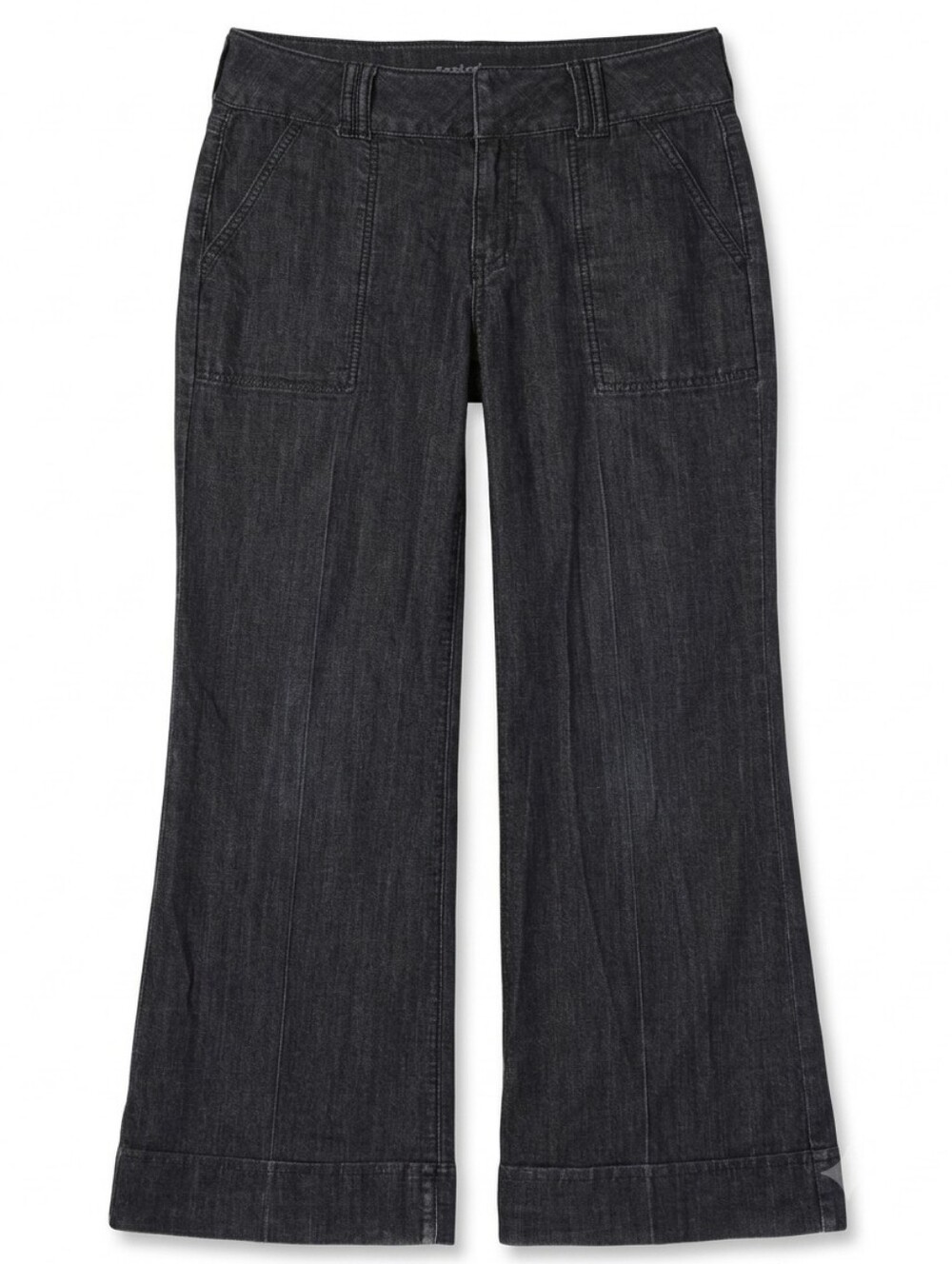 Apt 9 Dark Wash Wide Leg Trouser Jeans Patch Pocket SIZE 16